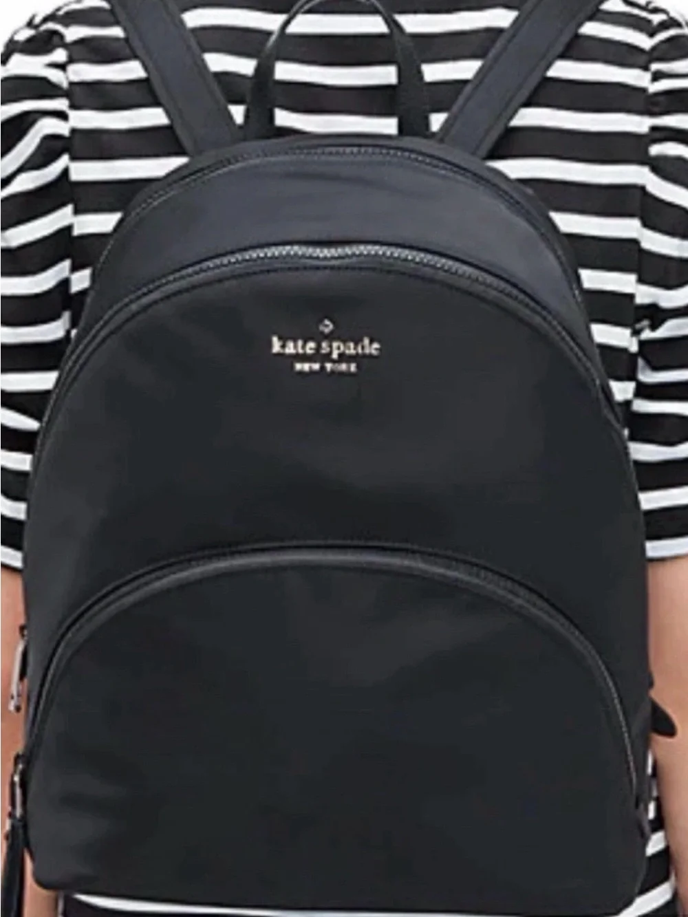 kate spade Black Nylon Laptop Backpack
